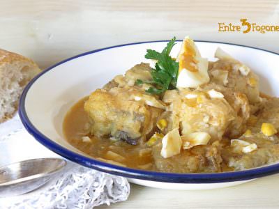 Receta Guiso de Bacalao con Alcachofas