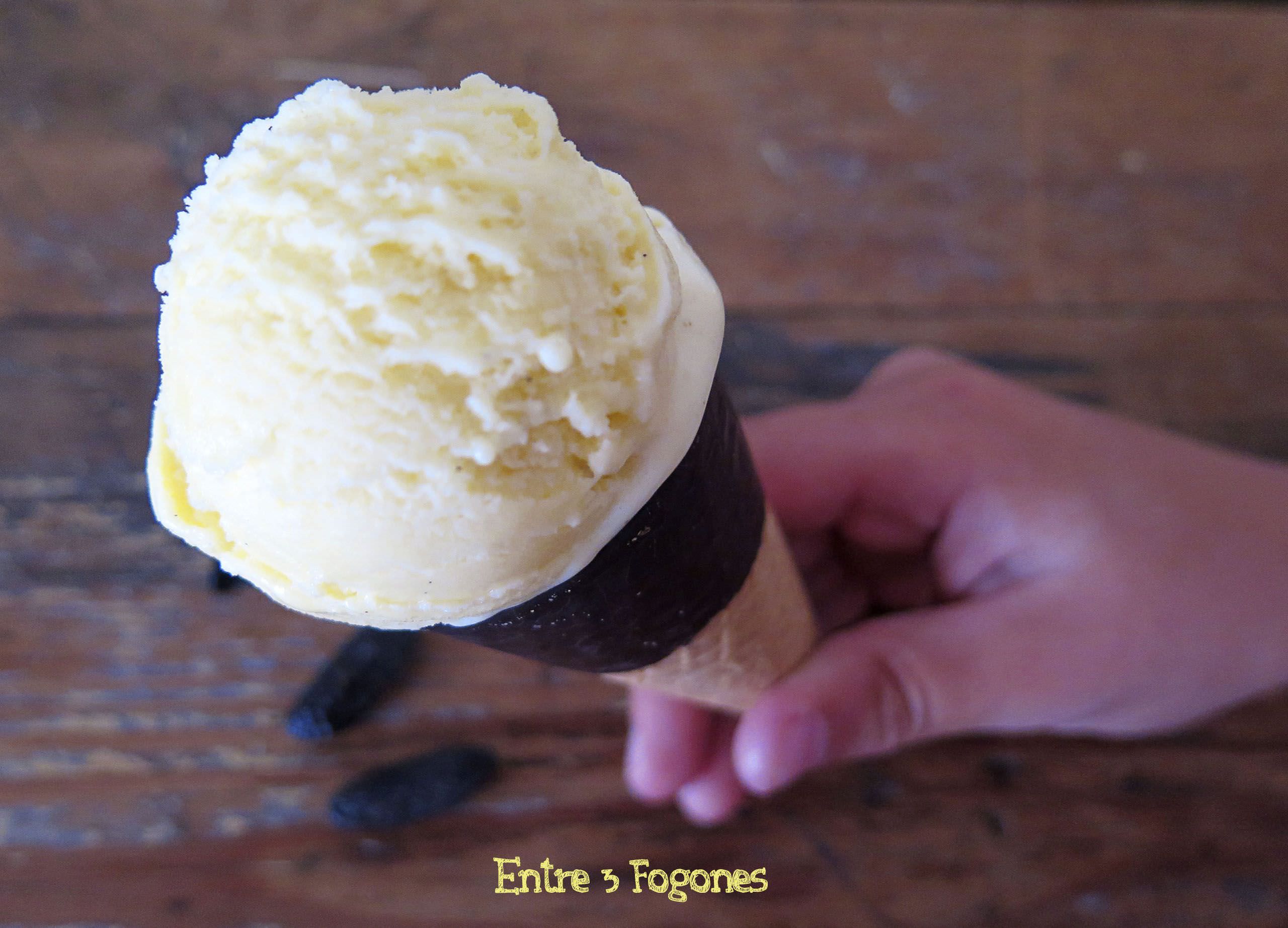 Receta Helado de Crema Inglesa con Haba Tonka Receta Helado de Crema Inglesa con Haba Tonka