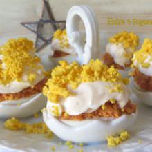Receta Huevos al Serrín, Rellenos de Atún