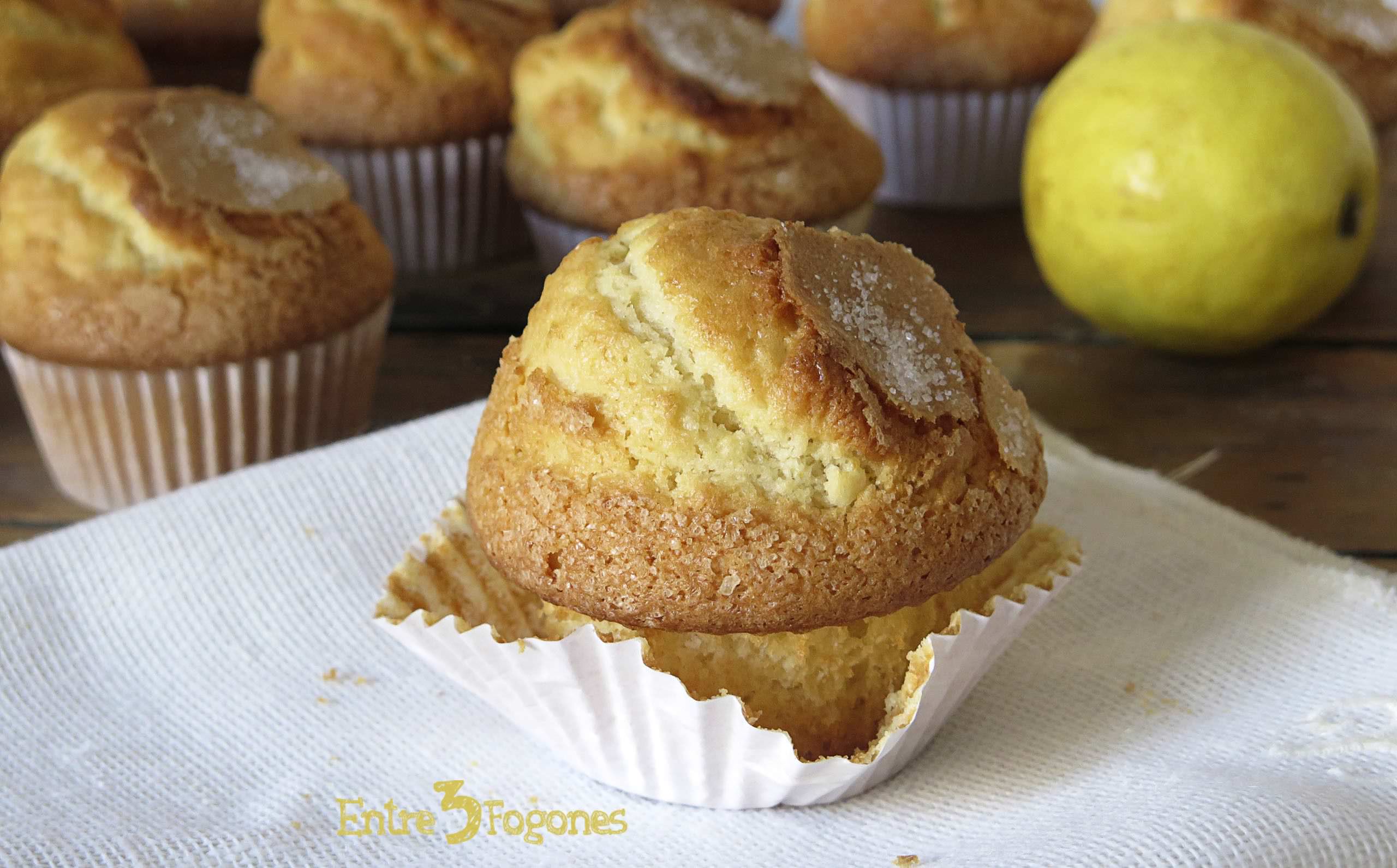 Receta Magdalenas de Nata y Limón