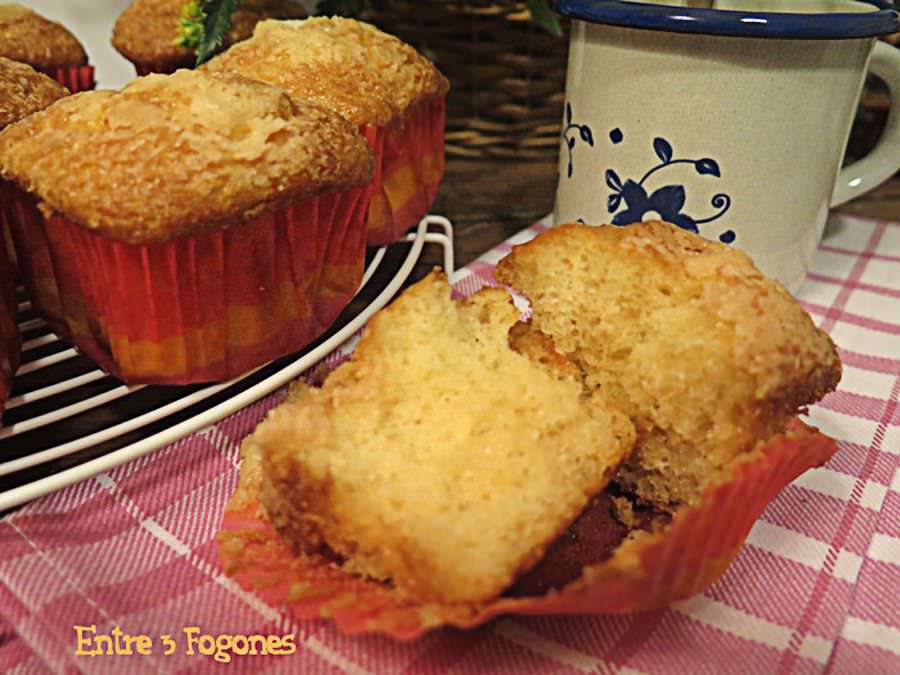 Receta Magdalenas Esponjosas de Munera