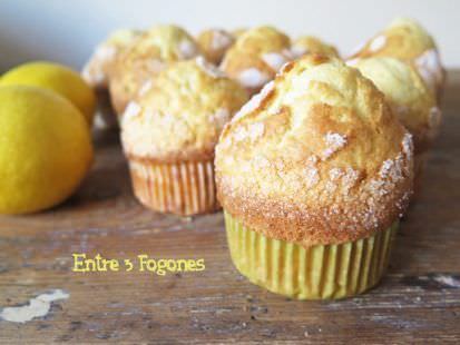Receta Magdalenas de Nata y Limón Receta Magdalenas de Nata y Limón