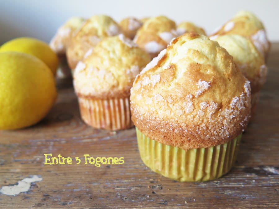 Receta Magdalenas de Nata y Limón