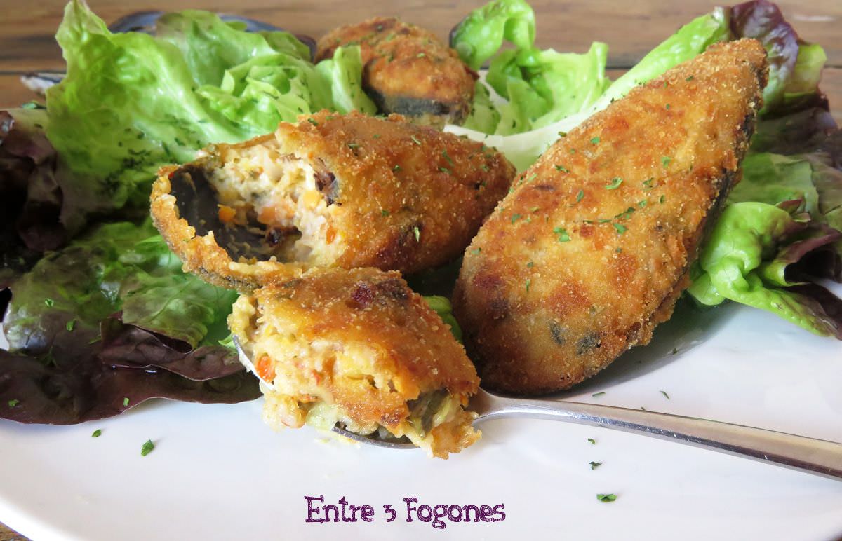 Receta Mejillones Rellenos o Mejillones Tigre