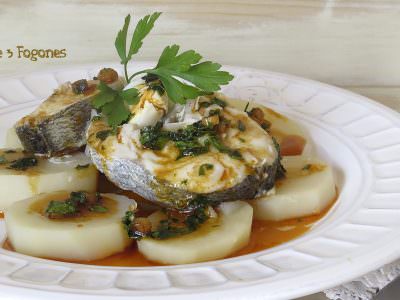 Receta Merluza a la Gallega Receta Merluza a la Gallega