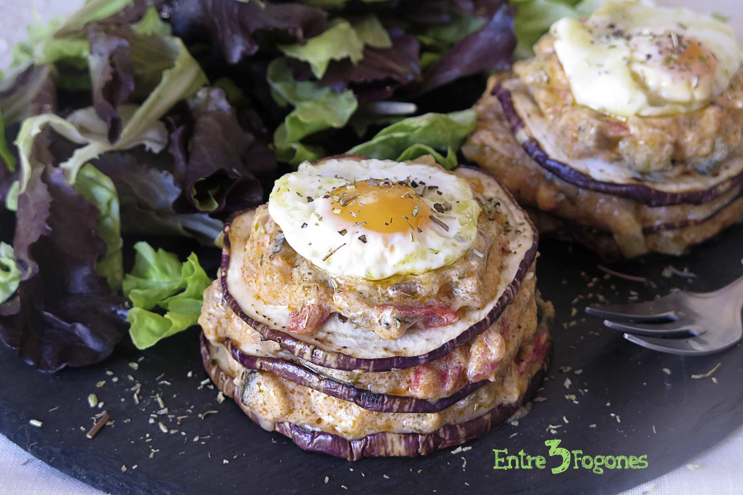 Receta Milhojas de Berenjena
