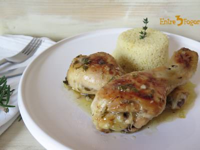 Receta Muslos de Pollo al Horno con Limón y Hierbas Aromáticas