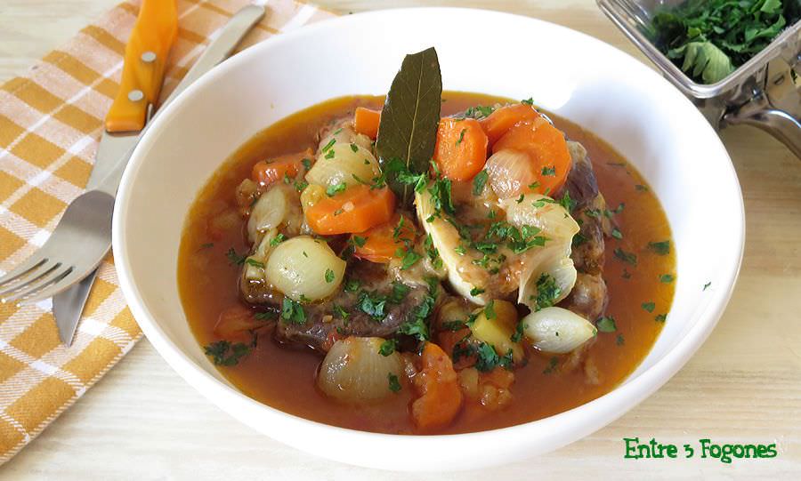 Receta Ossobuco de Ternera con Verdura y Manzana