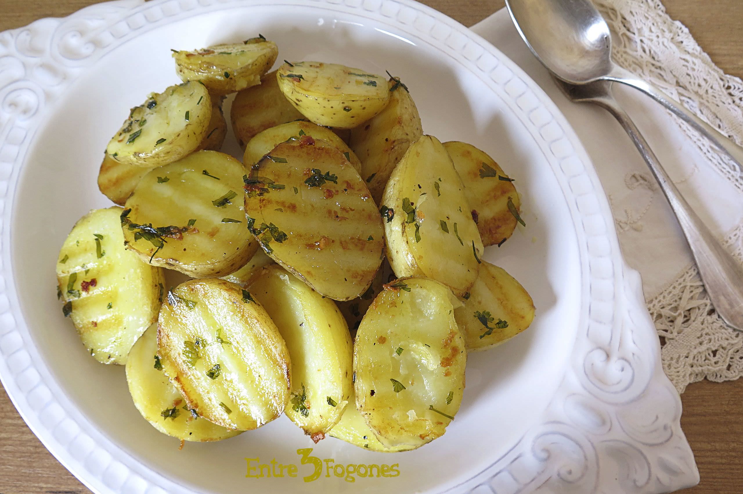 Receta Patatas al Vapor con Hierbas Aromáticas