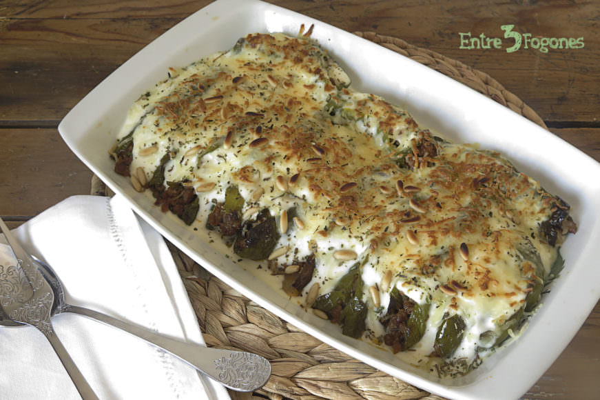 Receta Pimientos Rellenos de Carne