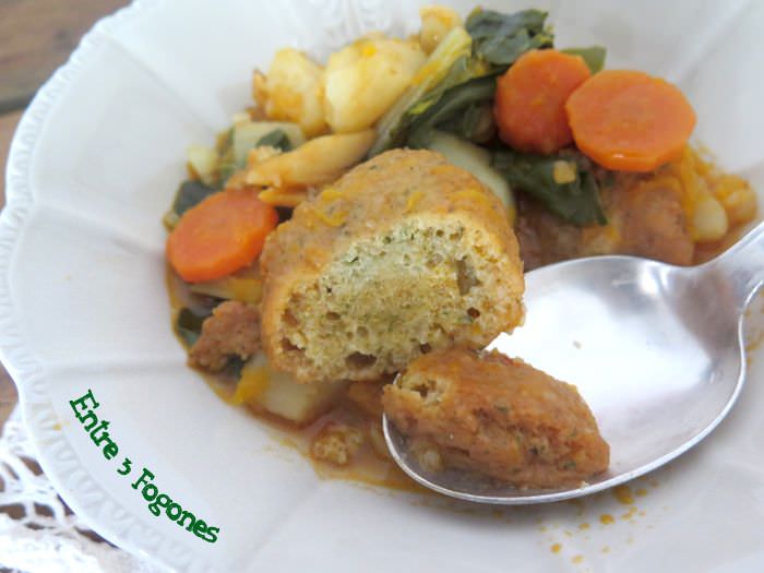 Receta Potaje Manchego de Garbanzos con Bacalao y Rellenos Receta Potaje Manchego de Garbanzos con Bacalao y Rellenos