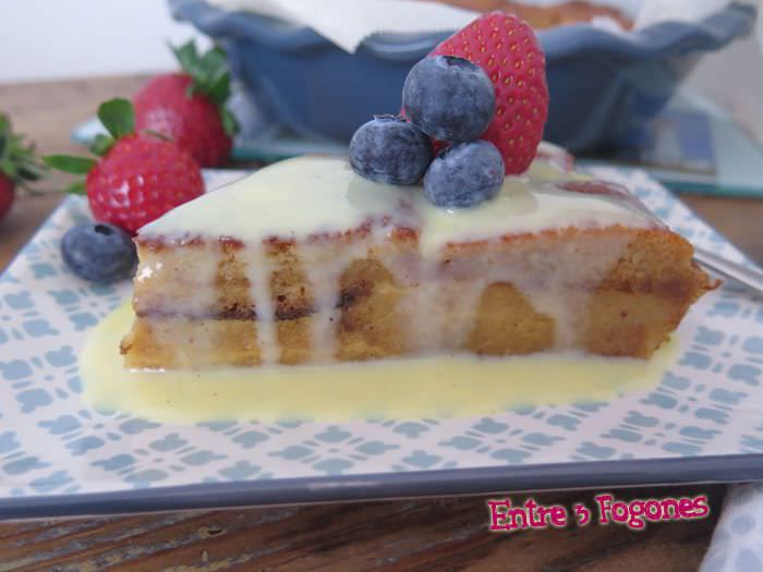 Receta Pudding con Frutos Rojos
