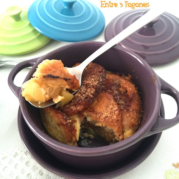 Receta Pudding de Manzana y Brioche