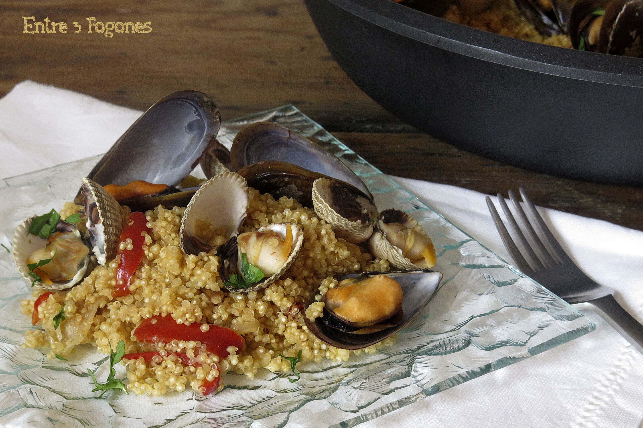 Risotto de Quinoa con Berberechos y Mejillones