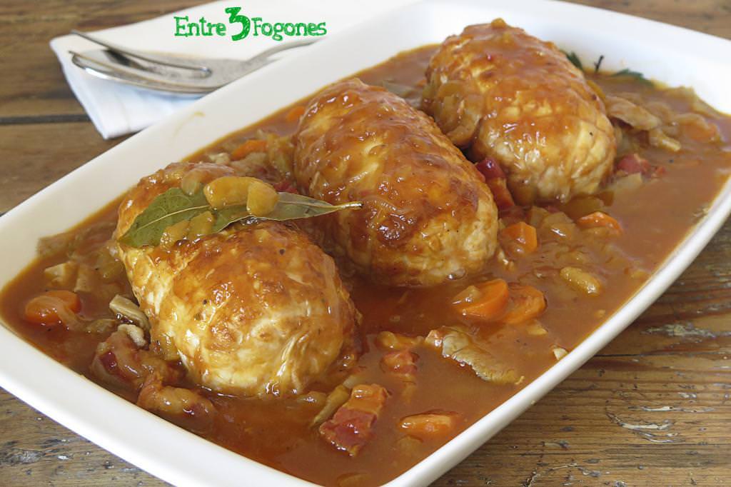 Roti de Pollo en Salsa de Setas