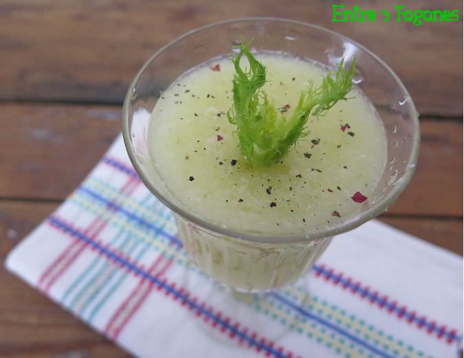 Smoothie de Melón con Hinojo Fresco