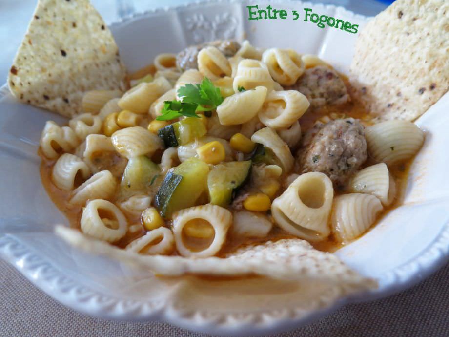 Receta Sopa de Albóndigas