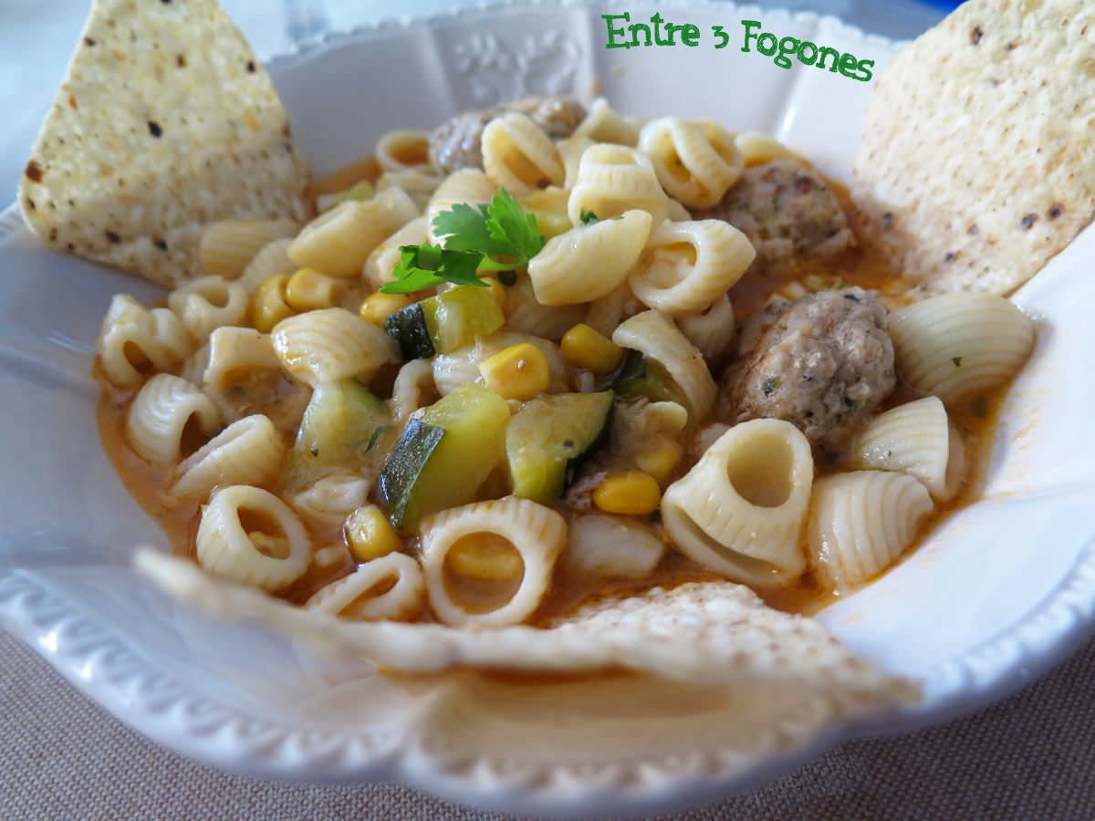 Receta Sopa de Albóndigas