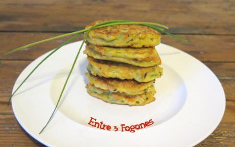 Receta Tortillitas de Calabacín y Zanahoria