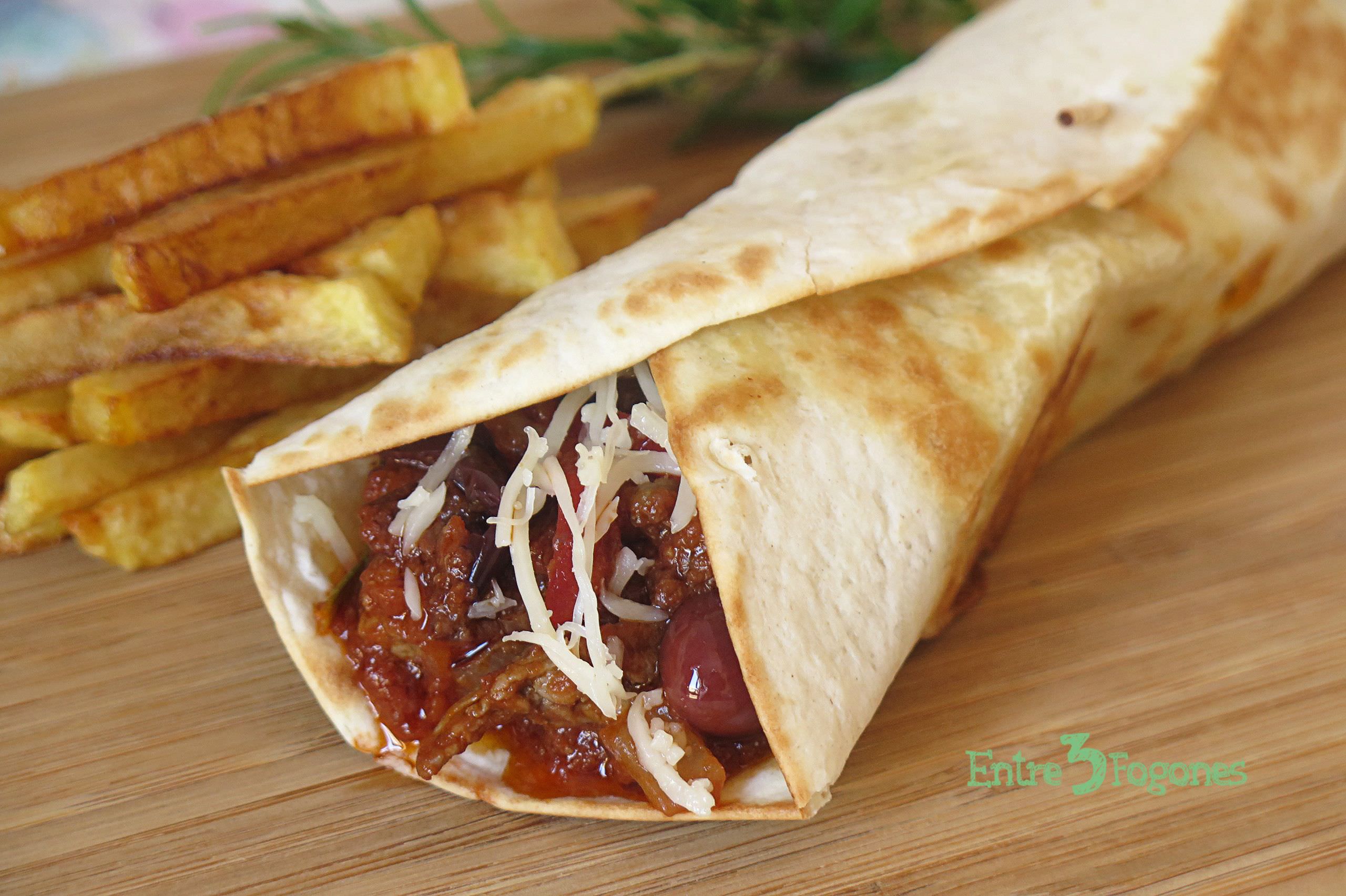 Receta Wraps de Ternera a la Italiana