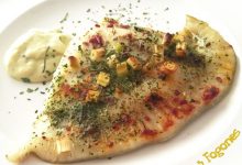 Rodaballo al Horno con Ajos tiernos