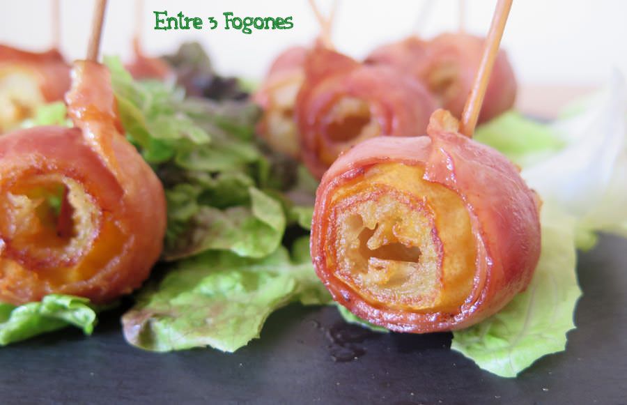 Rollitos de Dátil con Bacon