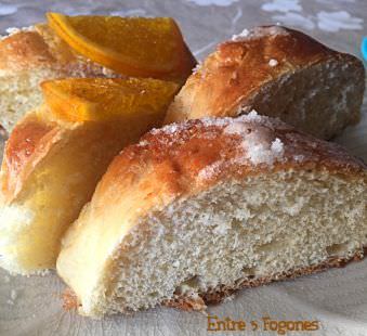 Roscón de Reyes con Naranja Confitada Roscón de Reyes