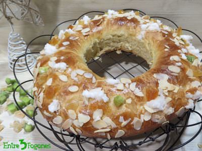 Roscón de Reyes con Fruta Deshidratada