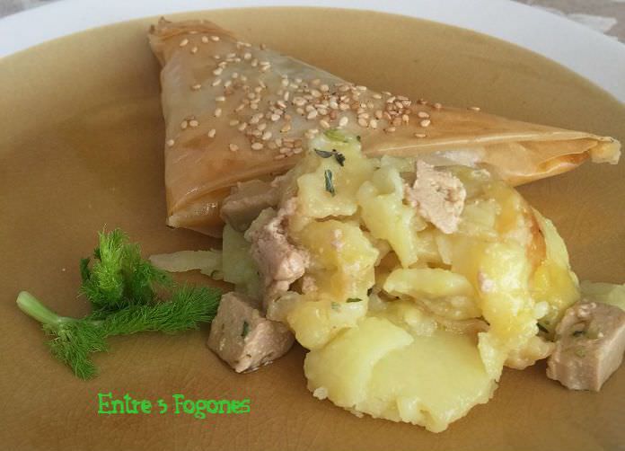 Samosas de Cerdo Ibérico con Foie