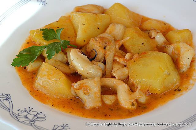 Sepia Guisada con Patatas Sepia Guisada con Patatas