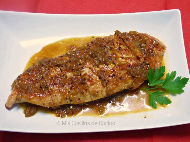 Solomillo de Pavo en Salsa de Naranja