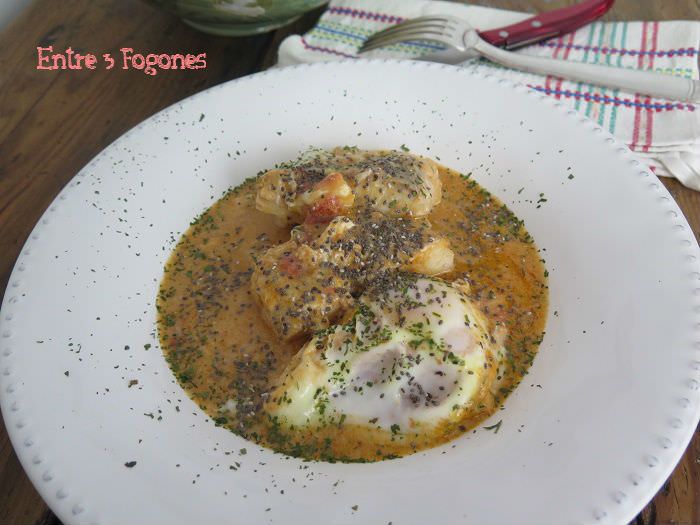 Tajine de Merluza y Huevo con Semillas de Chía