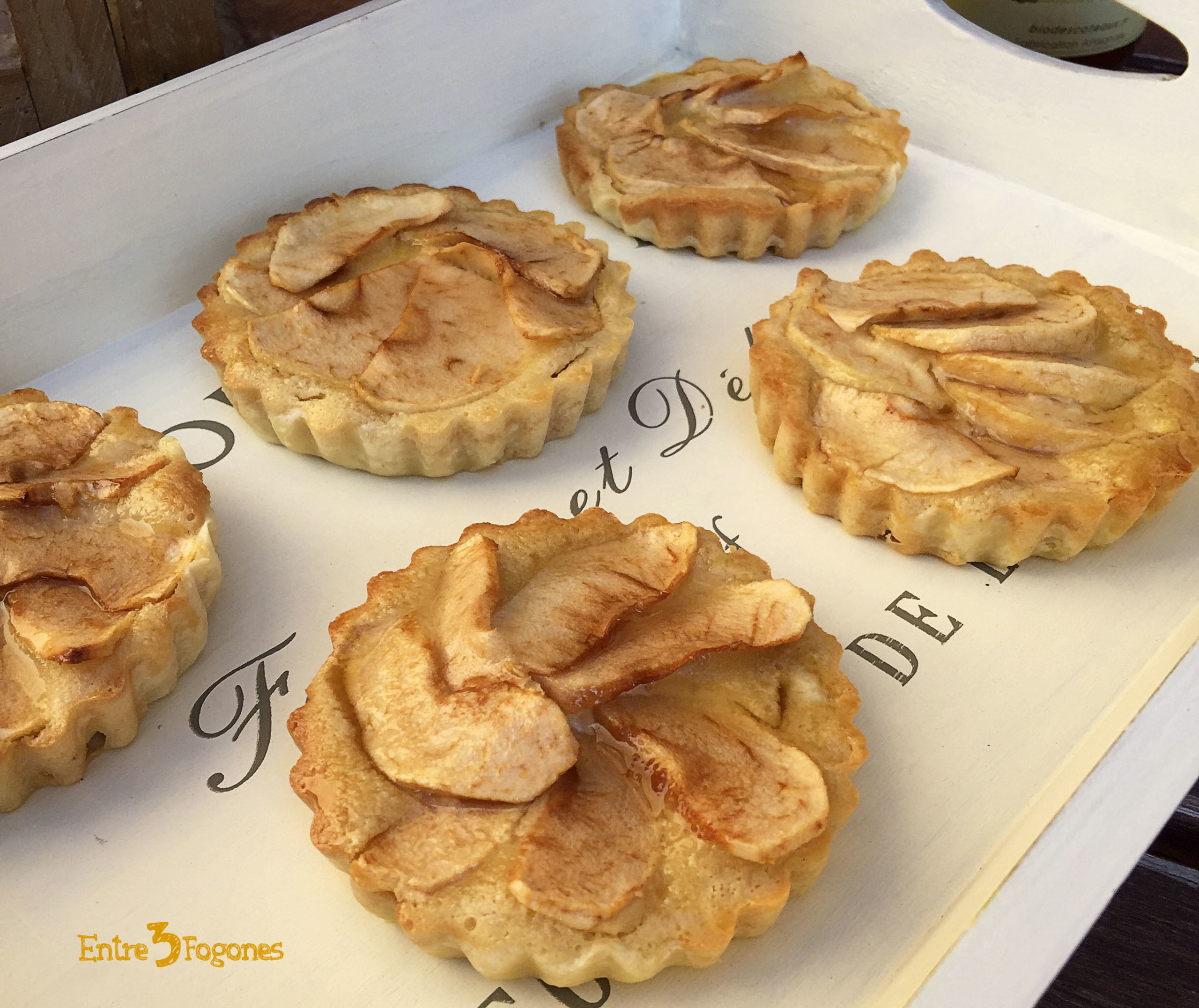Tartaletas de Manzana con Frangipane al Amaretto