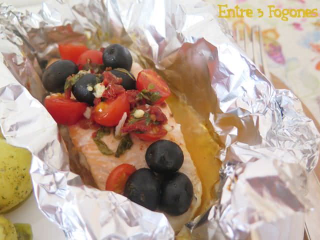 Receta Papillote de Salmón al Horno