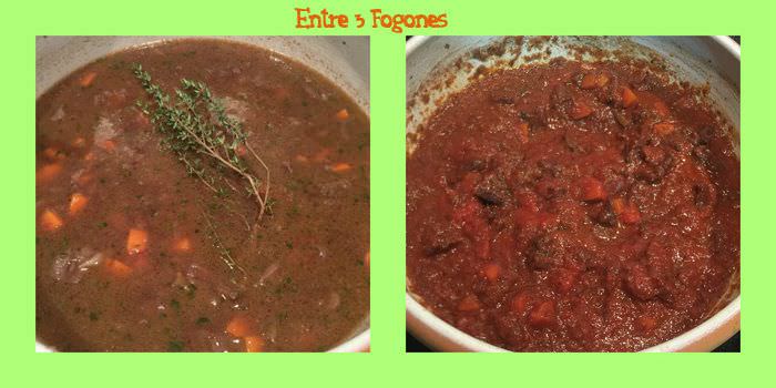 Pasos Tagliatelle de espinacas en salsa con ternera gallega