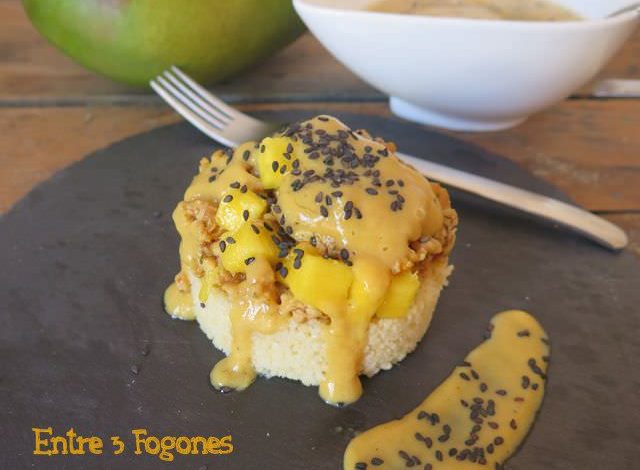 Cous-cous con Pollo y Ketchup de Mango