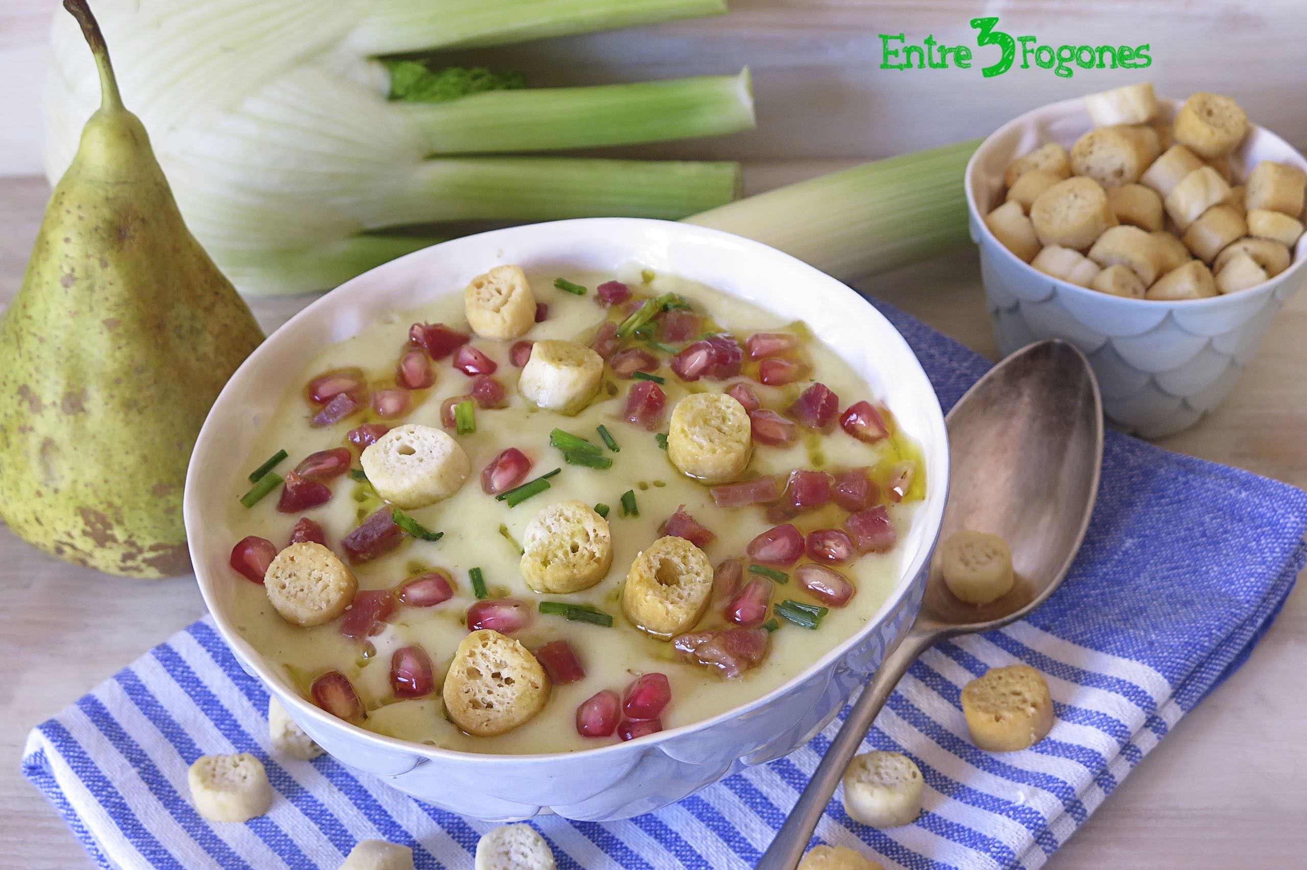 Vichyssoise con Pera y Leche de Coco Vichyssoise con Pera y Leche de Coco